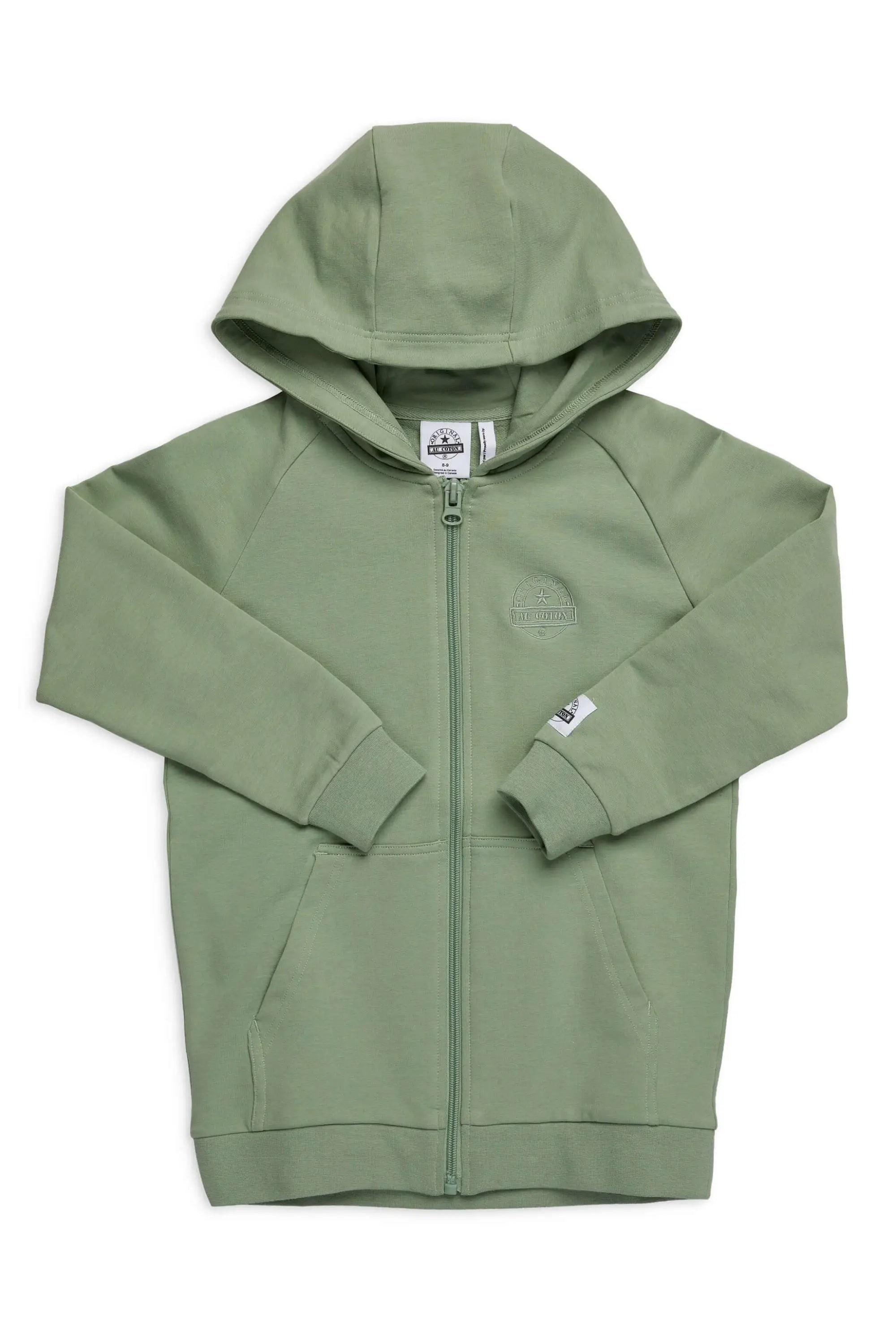 Hoodie unisexe zippé pour enfant - Original Au Coton