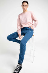 Jogger unisexe denim envers ratiné - Original Au Coton