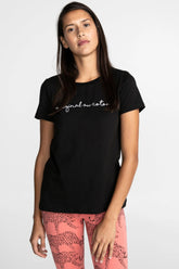 T-shirt en jersey broderie Calligraphie - Original Au Coton