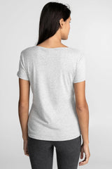 T-shirt uni côtelé - Original Au Coton