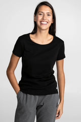 T-shirt uni côtelé - Original Au Coton