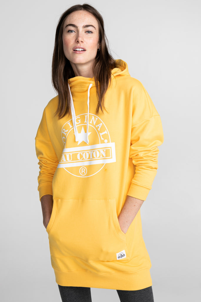 Hoodie long uni