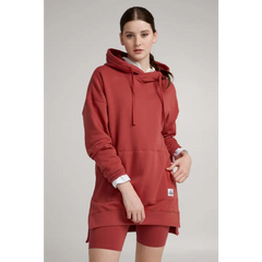 Hoodie long col croisé - Original Au Coton