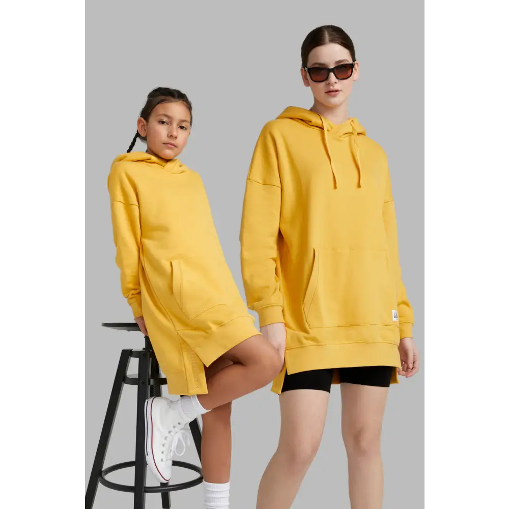 Hoodie Long Col Croisé Mini/Match – Tailles 2/3 à XXL - Hoodie Agencé Feminin