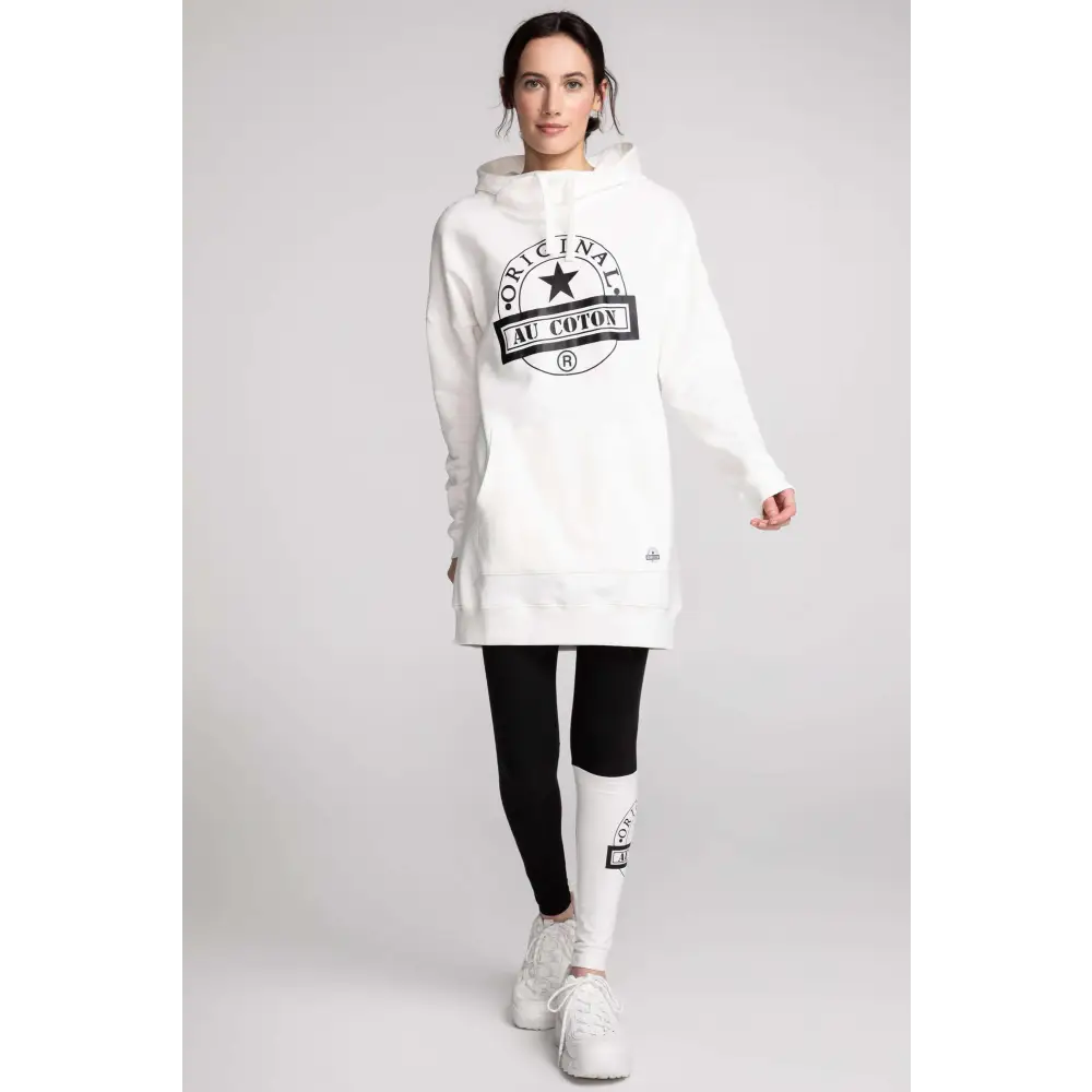 Nouveau! Hoodie long col croisé Original - Original Au Coton