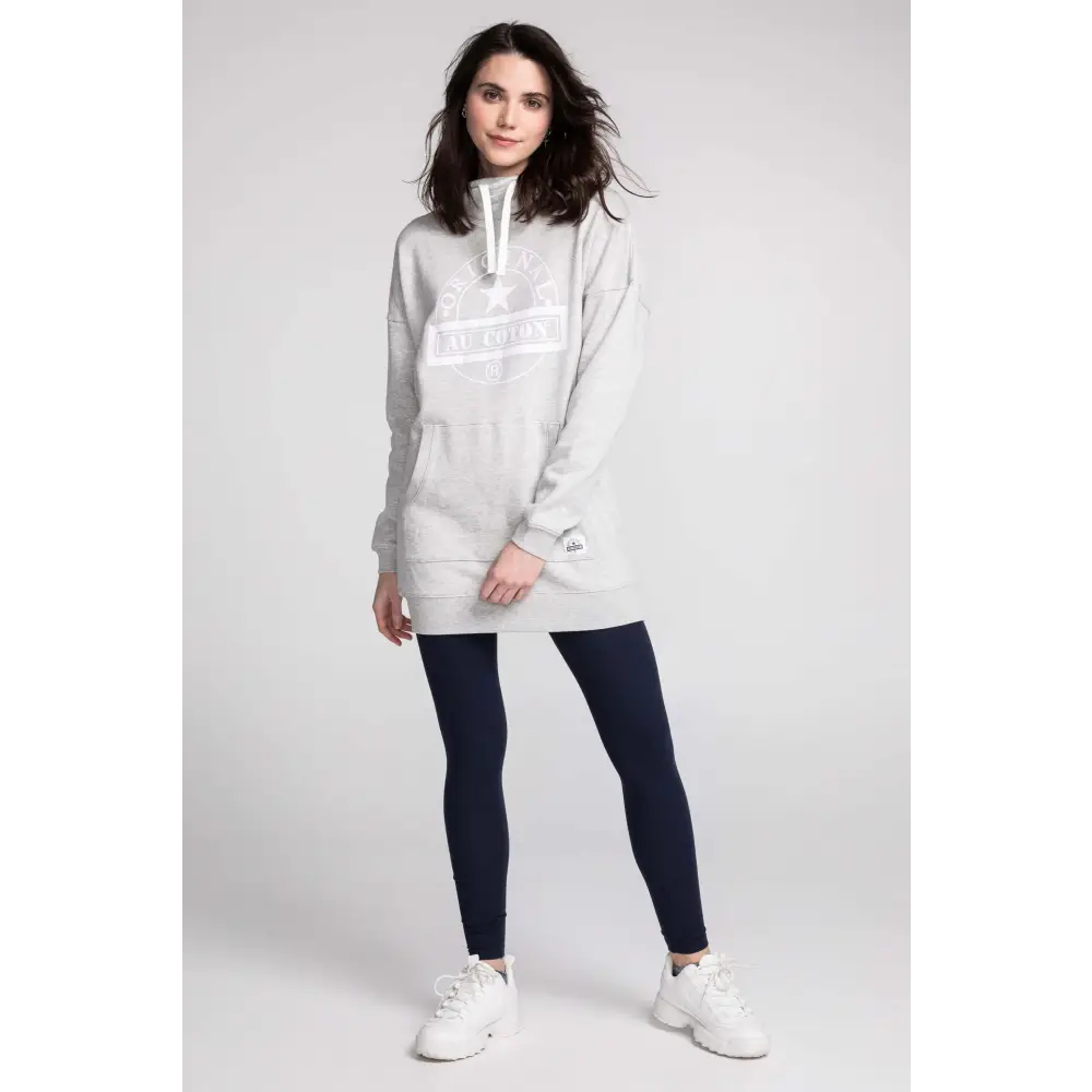 Nouveau! Hoodie long col croisé Original - Original Au Coton