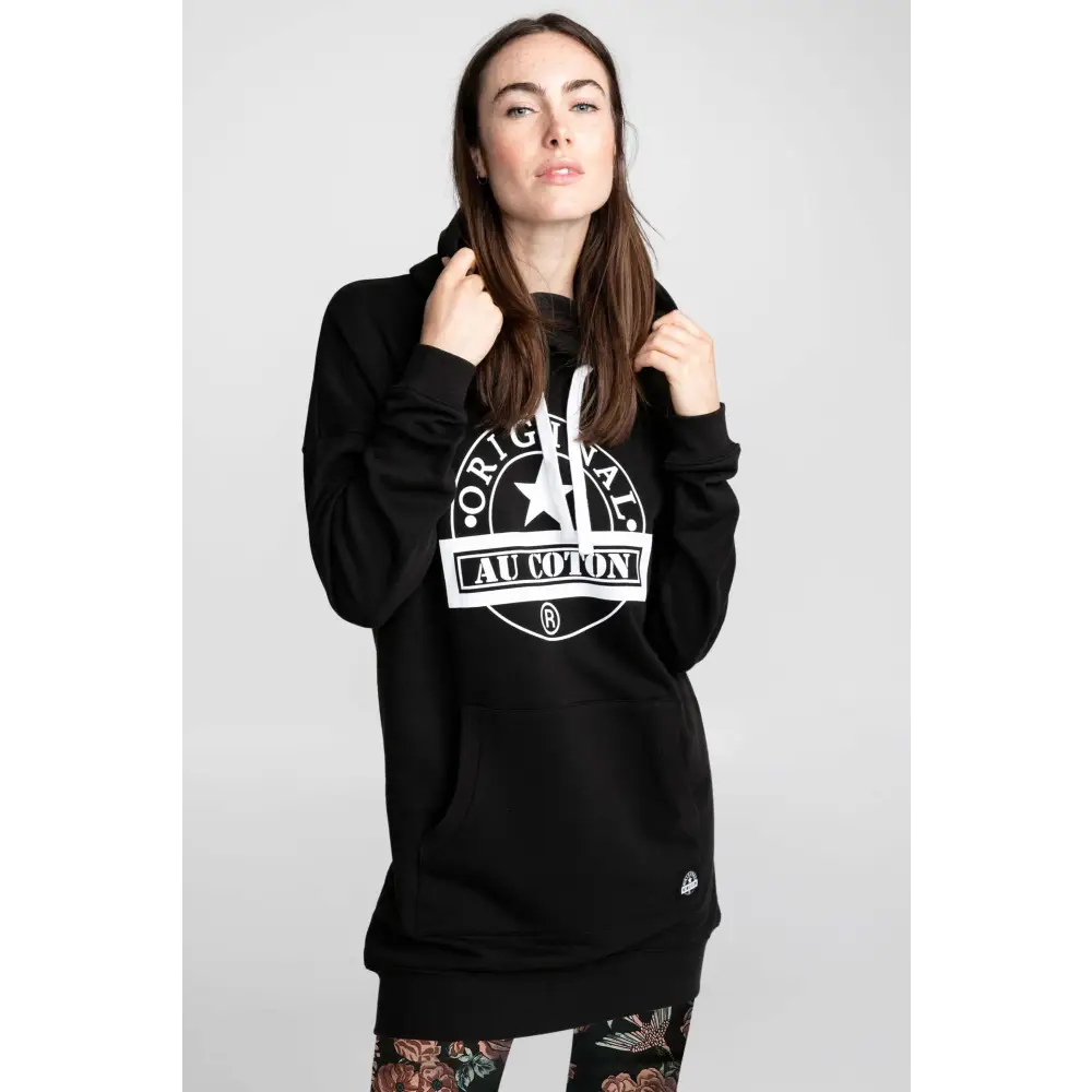 Nouveau! Hoodie long col croisé - Original Au Coton