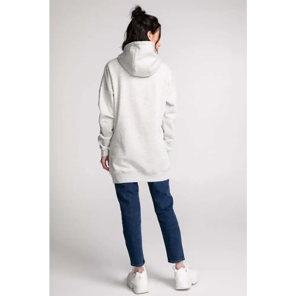 Nouveau! Hoodie long col croisé uni - Original Au Coton