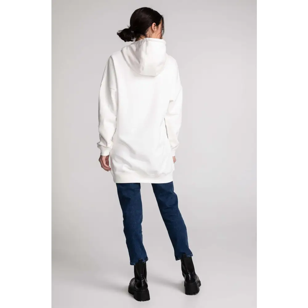 Nouveau! Hoodie long col croisé uni - Original Au Coton