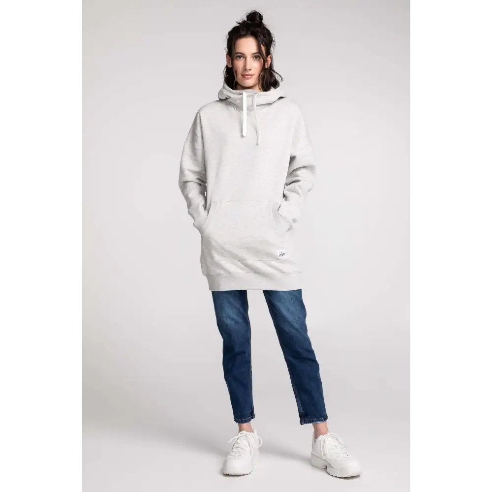 Nouveau! Hoodie long col croisé uni - Original Au Coton