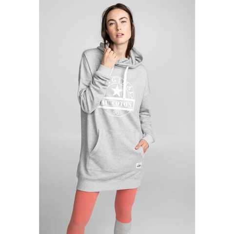 Hoodie long uni - Original Au Coton