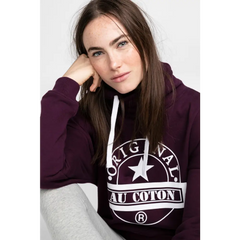 Hoodie long uni - Original Au Coton