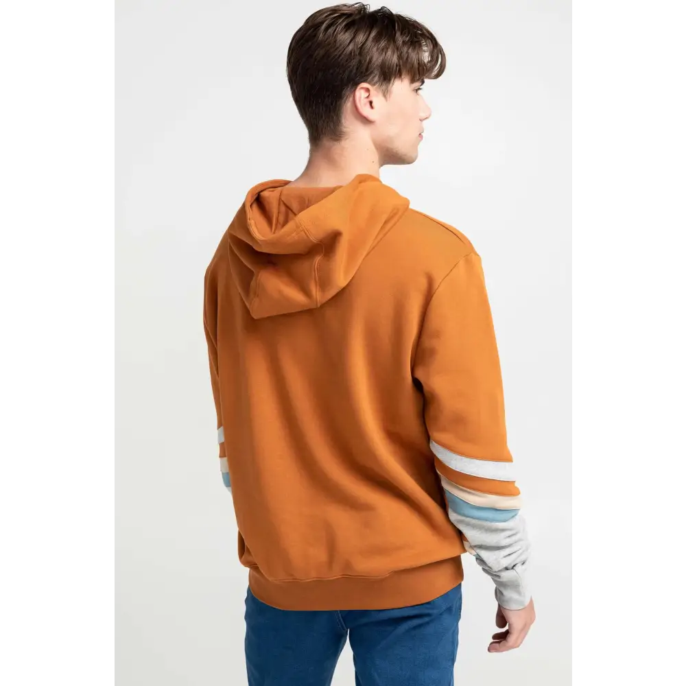 Hoodie unisexe bandes colorées - Original Au Coton