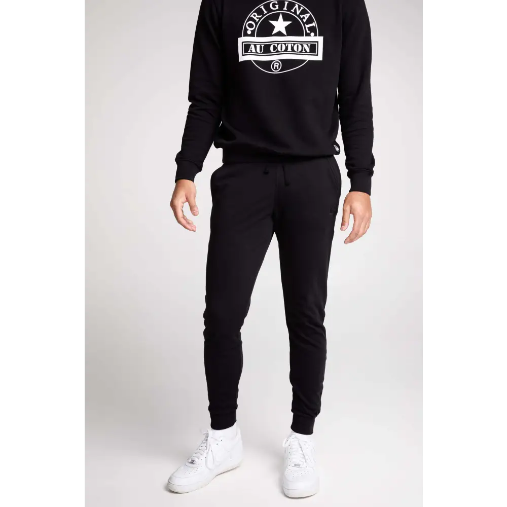 Nouveau! Jogger effilé unisexe broderie Original - Original Au Coton