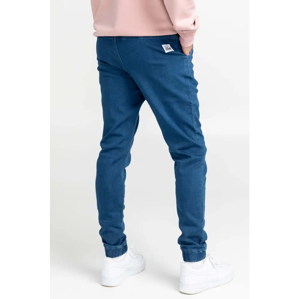 Jogger unisexe denim envers ratiné - Original Au Coton