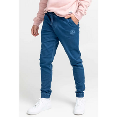 Jogger unisexe denim envers ratiné - Original Au Coton