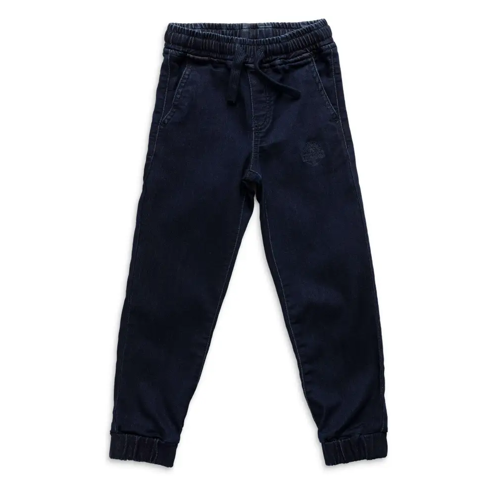 Jogger unisexe denim envers ratiné pour enfant - Original Au Coton