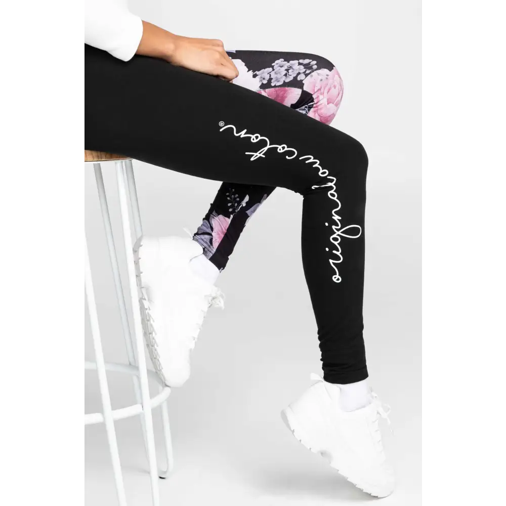 Legging imprimé unilatéral Calligraphie - Original Au Coton