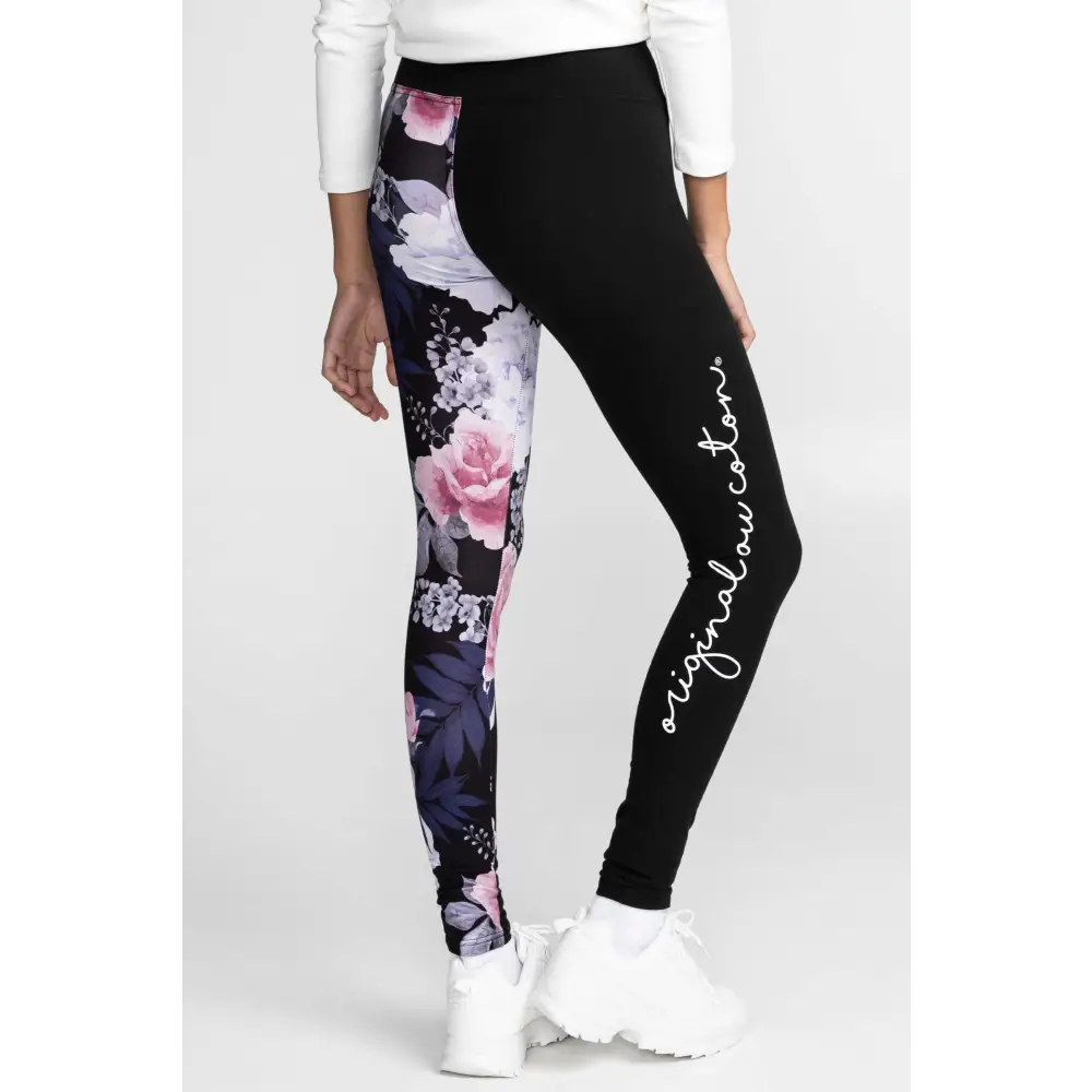 Legging imprimé unilatéral Calligraphie - Original Au Coton