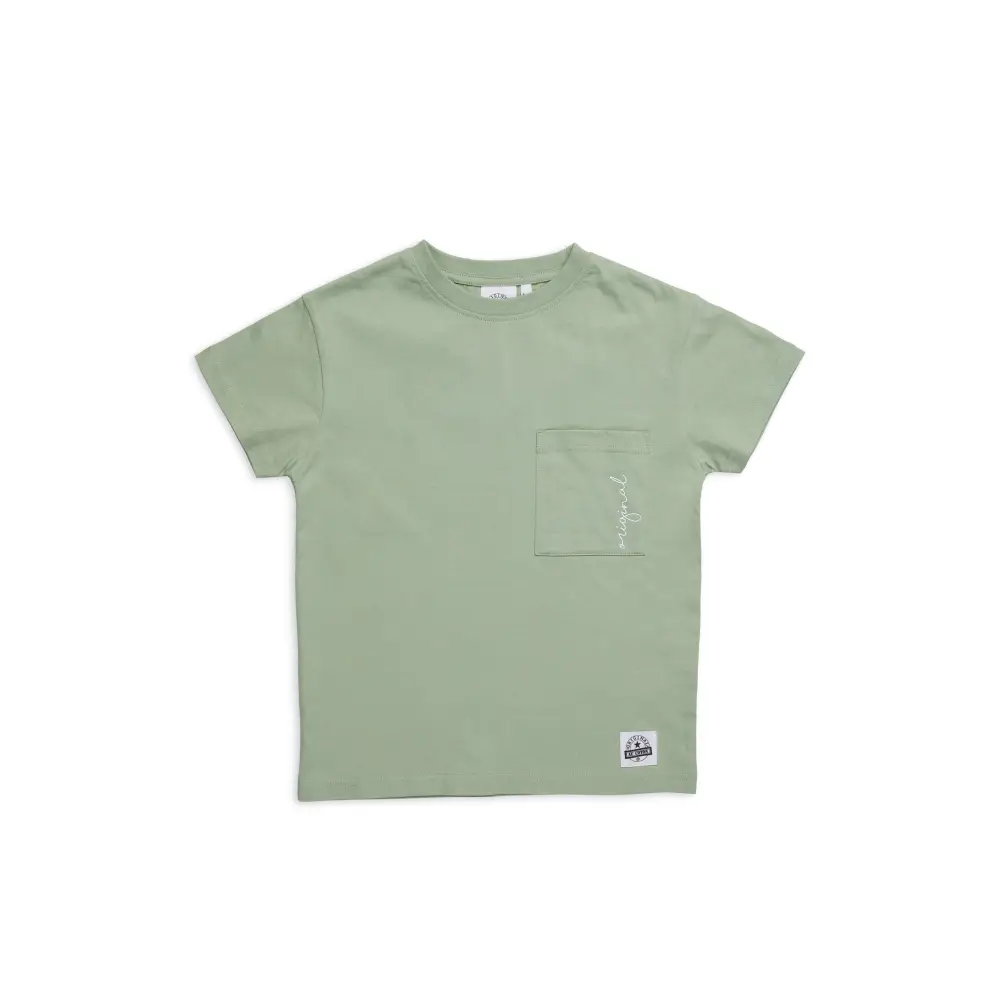 T-shirt à poche en coton pour enfant - Original Au Coton