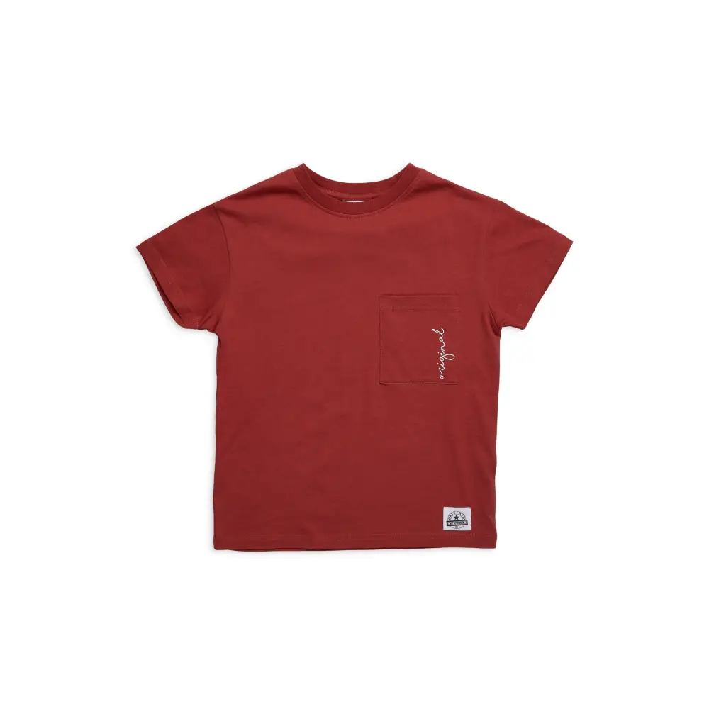 T-shirt à poche en coton pour enfant - Original Au Coton