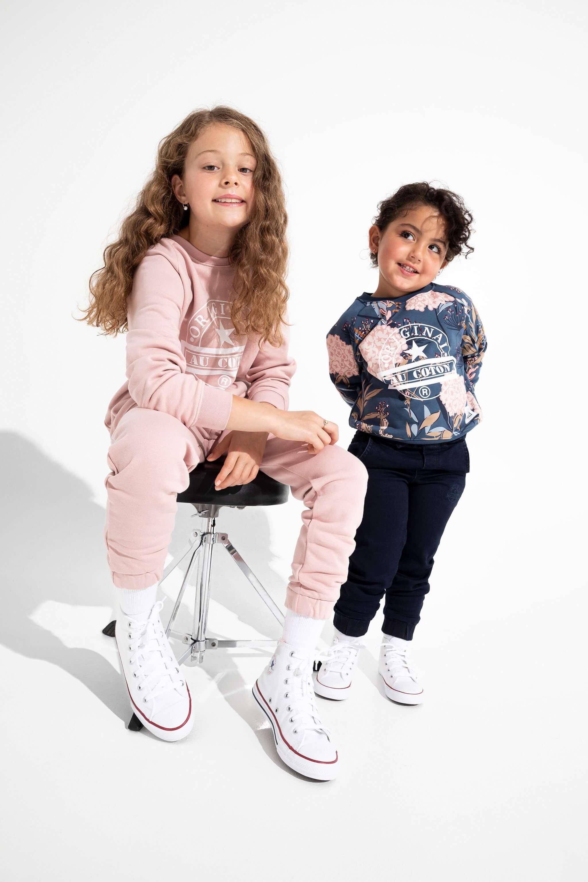 Pantalon unisexe en coton ouaté pour enfant - Original Au Coton