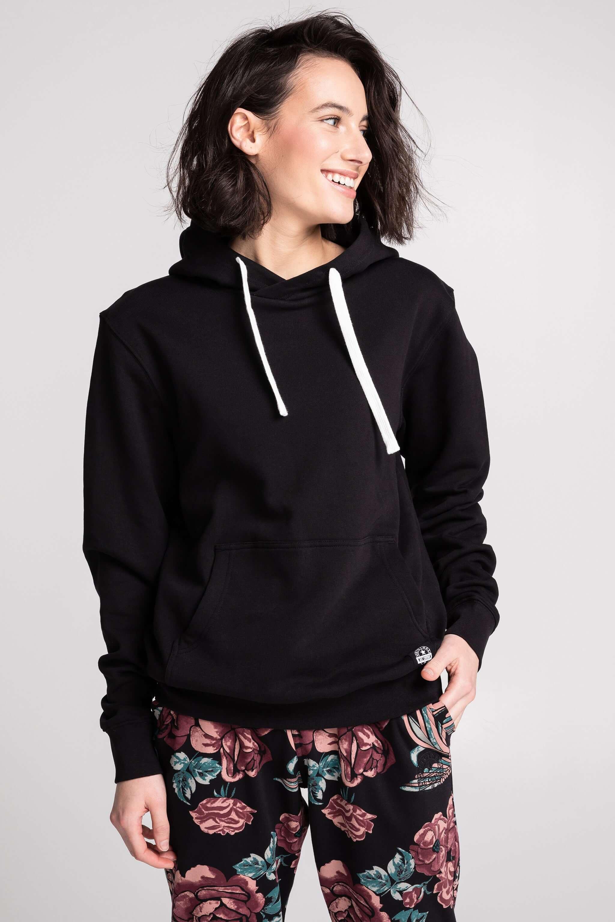 Nouveau! Hoodie unisexe uni - Original Au Coton