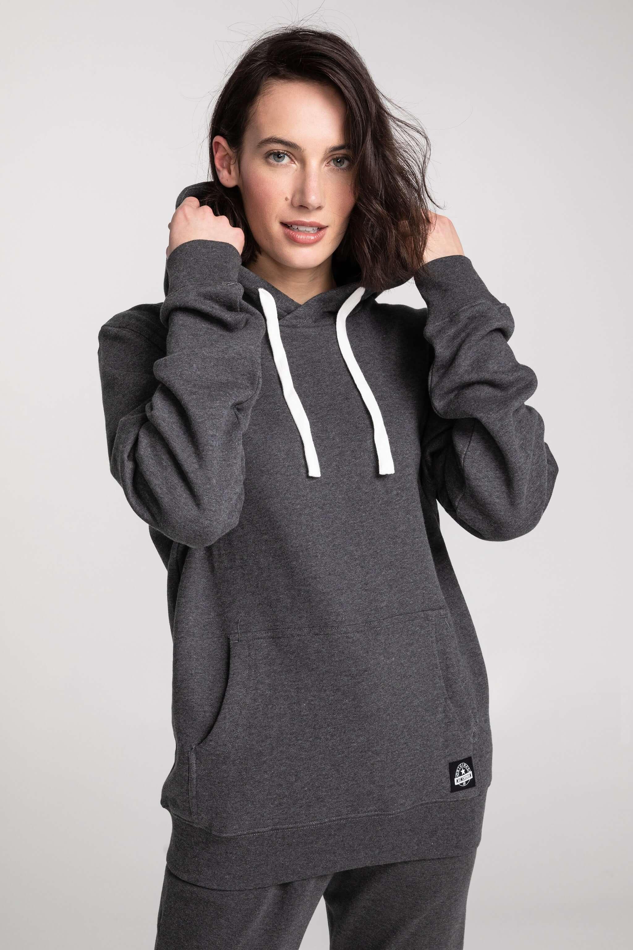 Nouveau! Hoodie unisexe uni - Original Au Coton