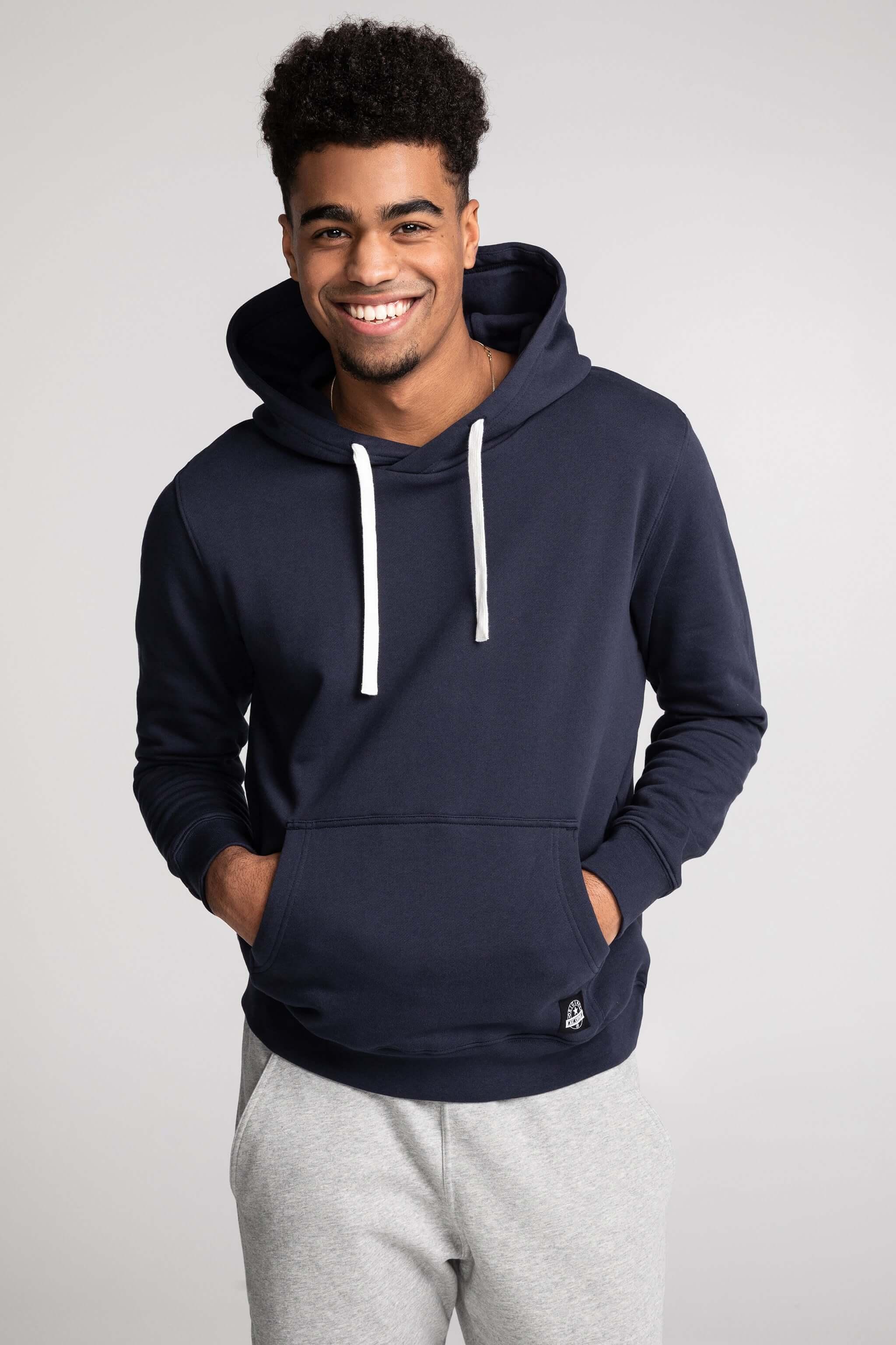 Nouveau! Hoodie unisexe uni - Original Au Coton