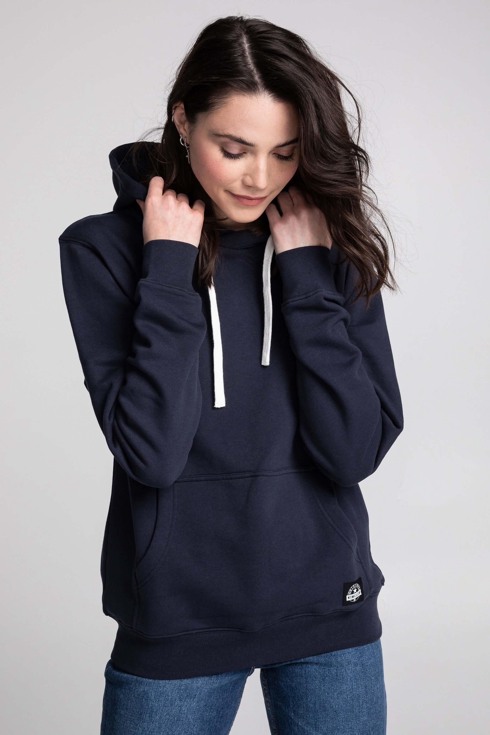 Nouveau! Hoodie unisexe uni - Original Au Coton