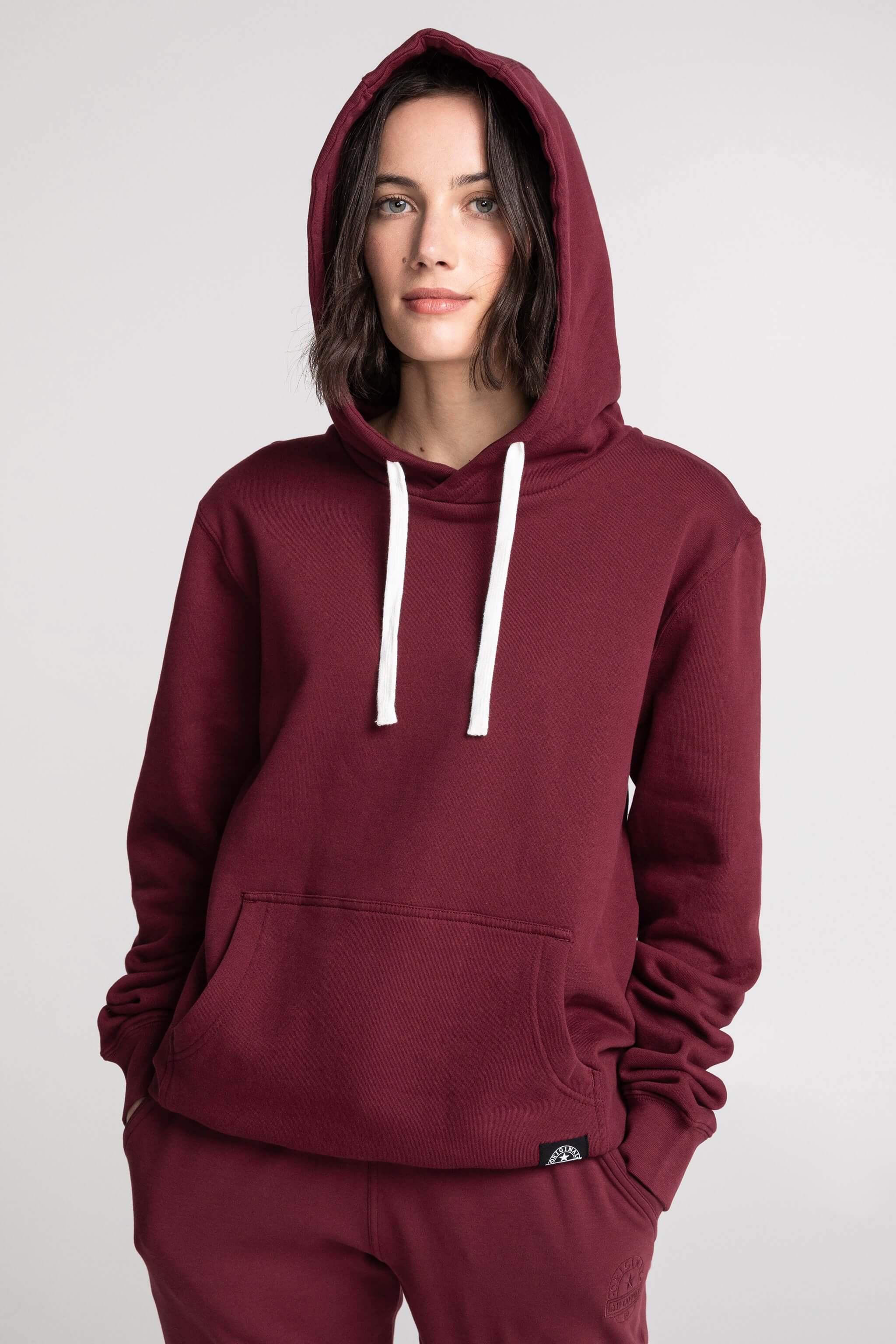 Nouveau! Hoodie unisexe uni - Original Au Coton