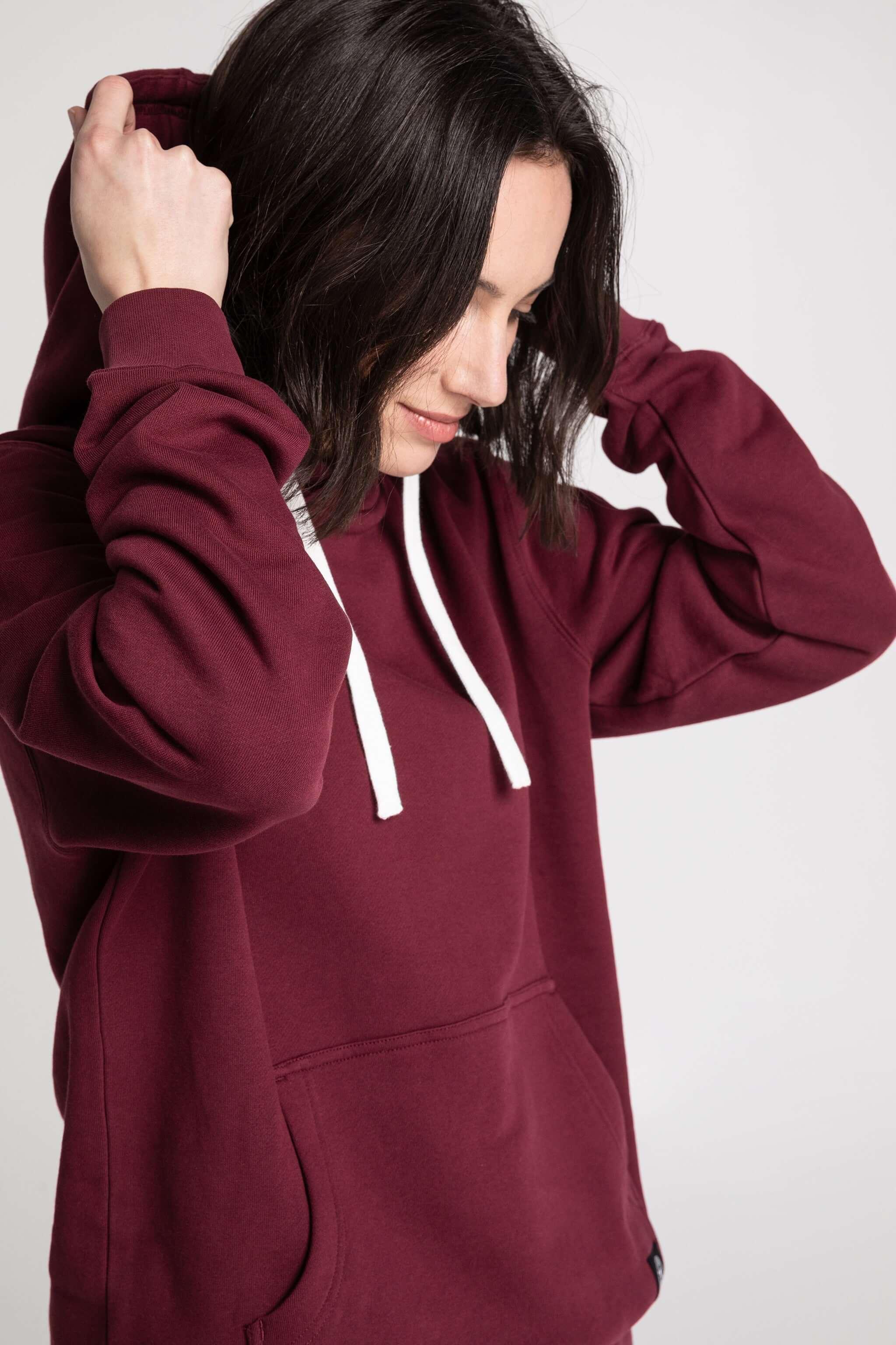 Nouveau! Hoodie unisexe uni - Original Au Coton