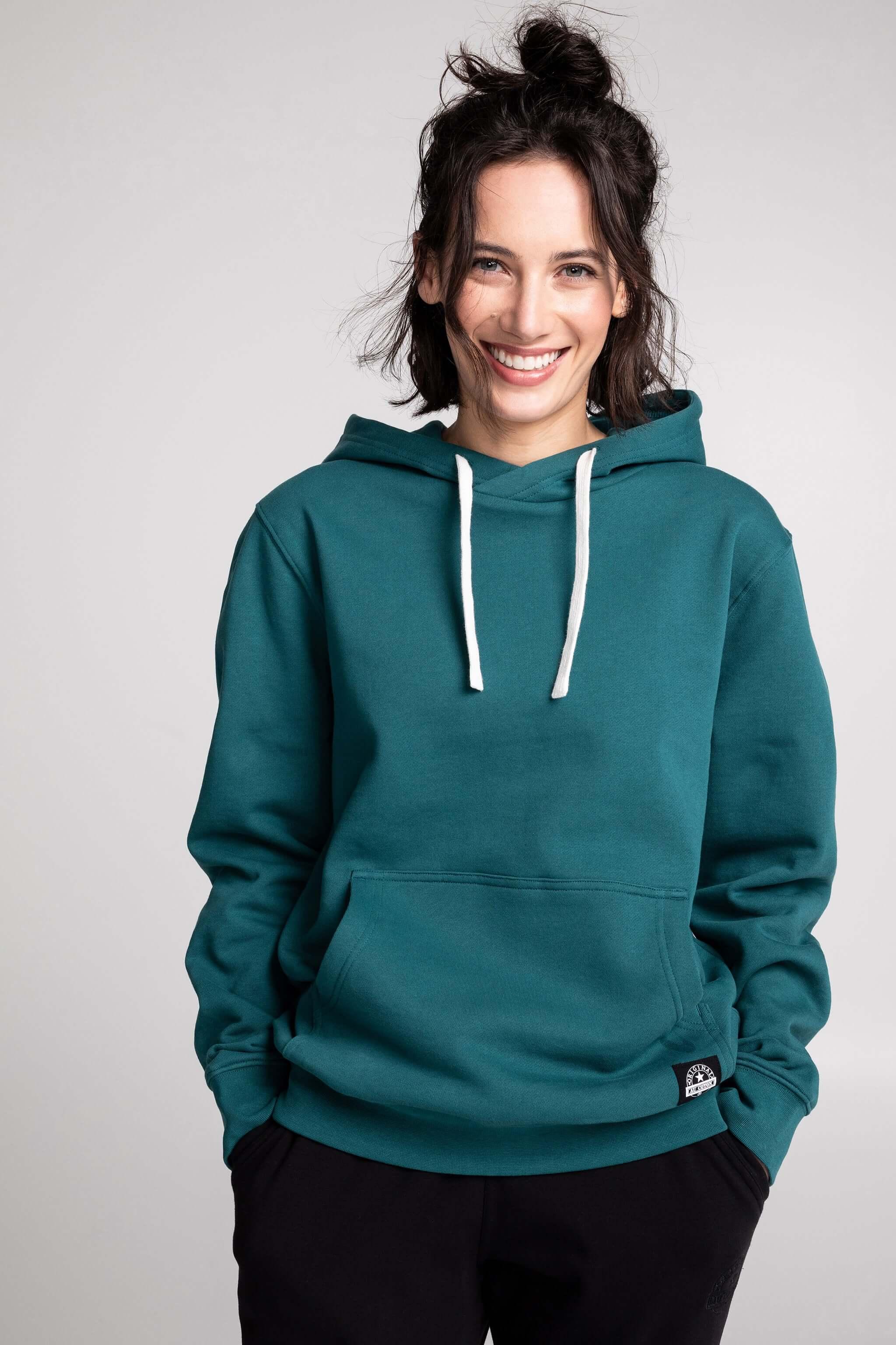 Nouveau! Hoodie unisexe uni - Original Au Coton