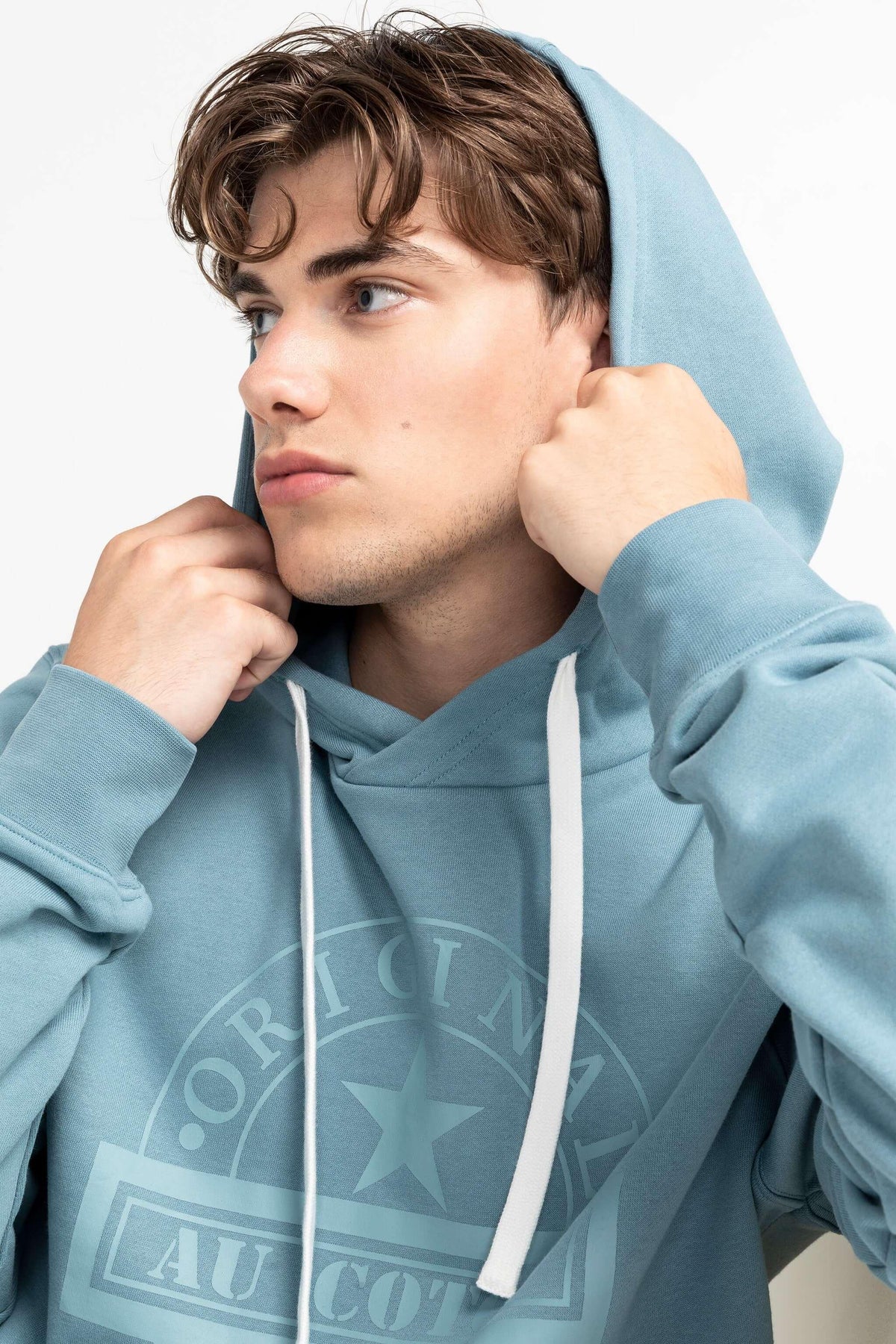 Hoodie unisexe Original ton sur ton - Original Au Coton