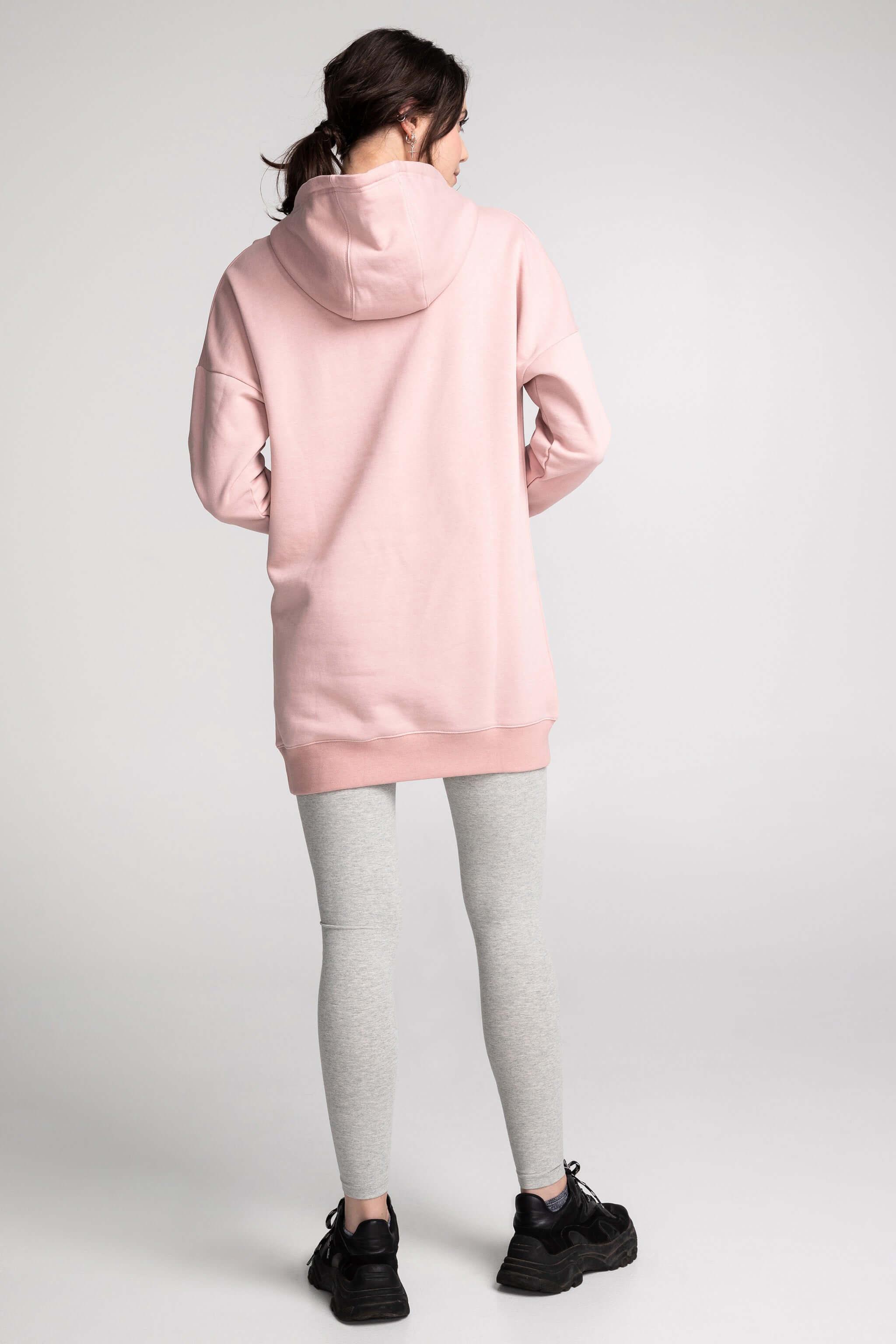 Nouveau! Hoodie long col croisé uni - Original Au Coton