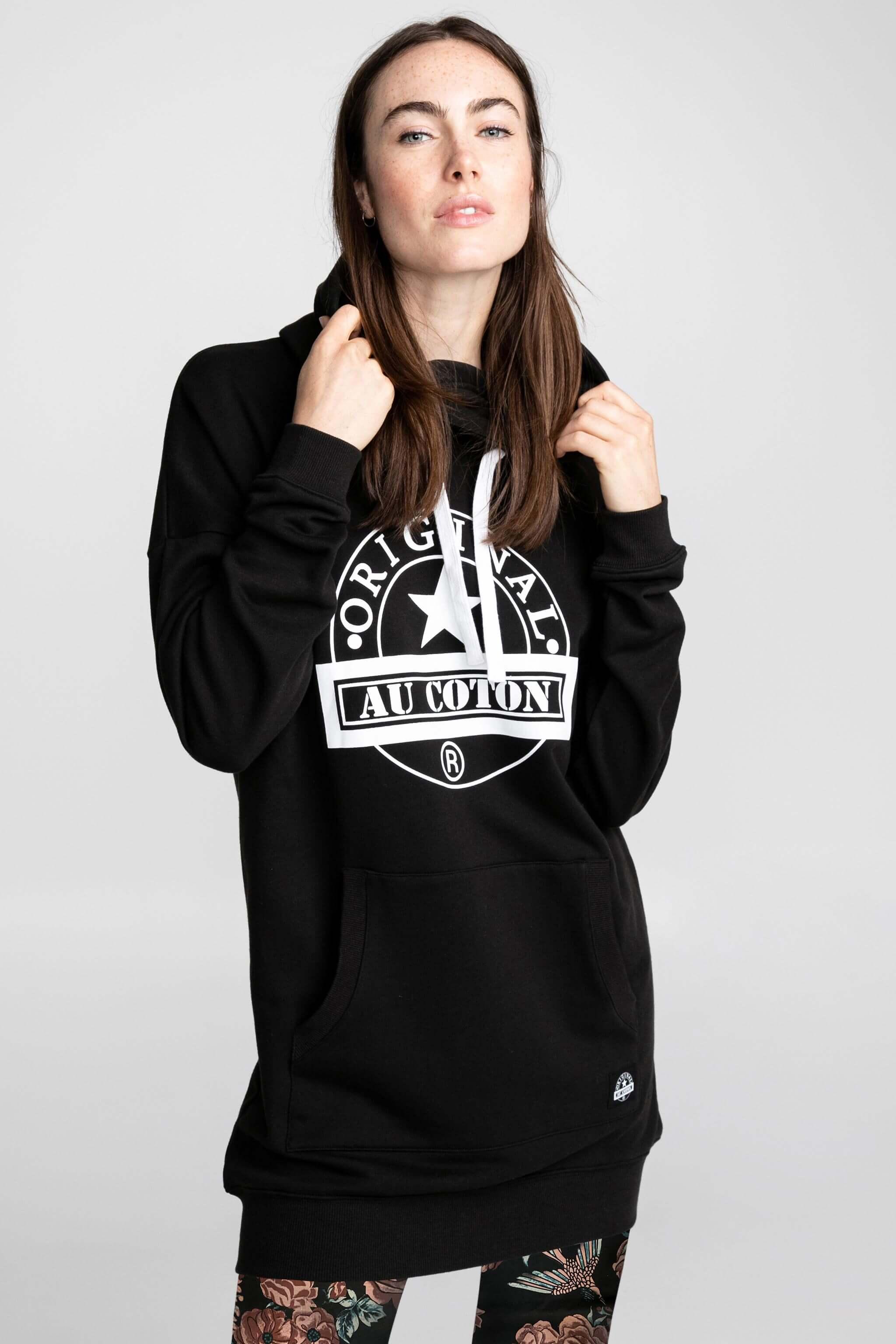 Nouveau! Hoodie long col croisé - Original Au Coton