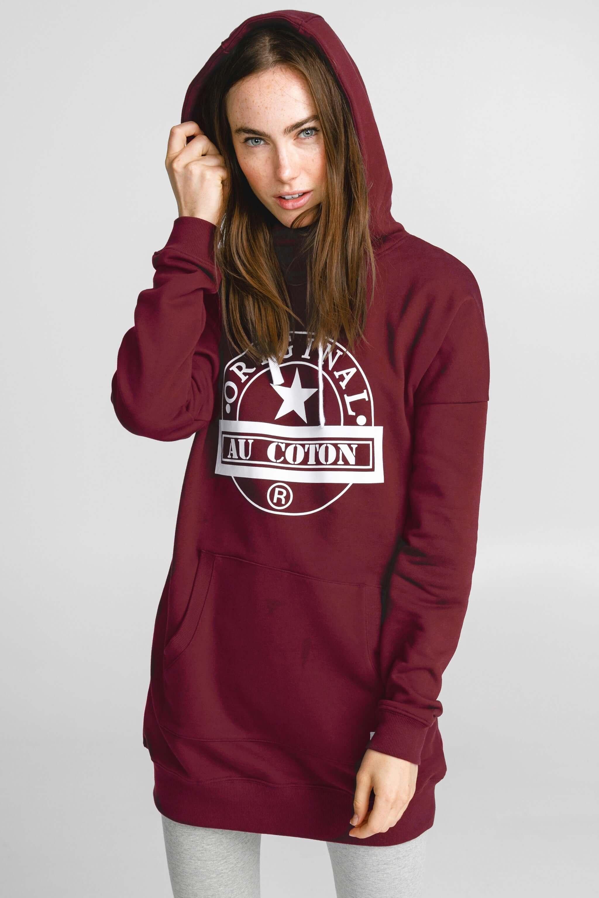 Nouveau! Hoodie long col croisé - Original Au Coton