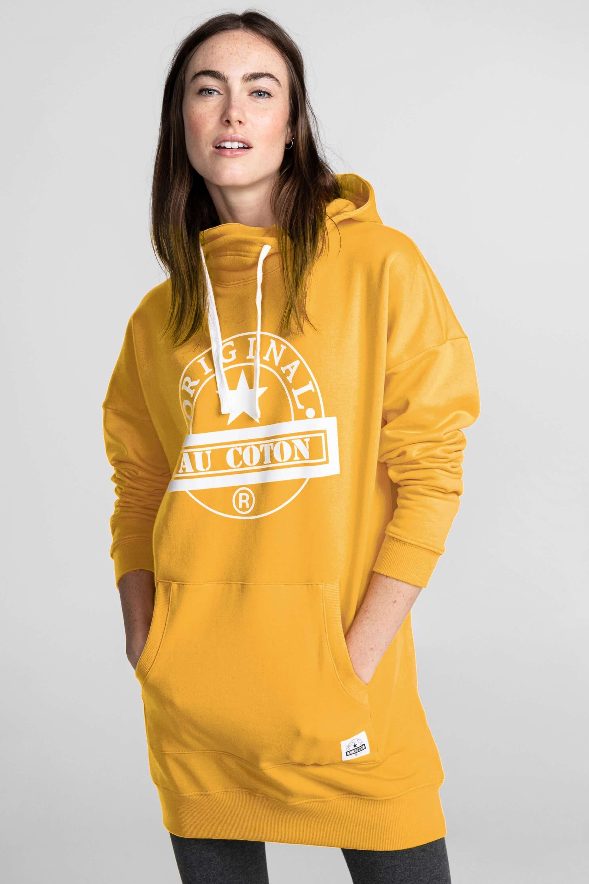 Nouveau! Hoodie long col croisé - Original Au Coton