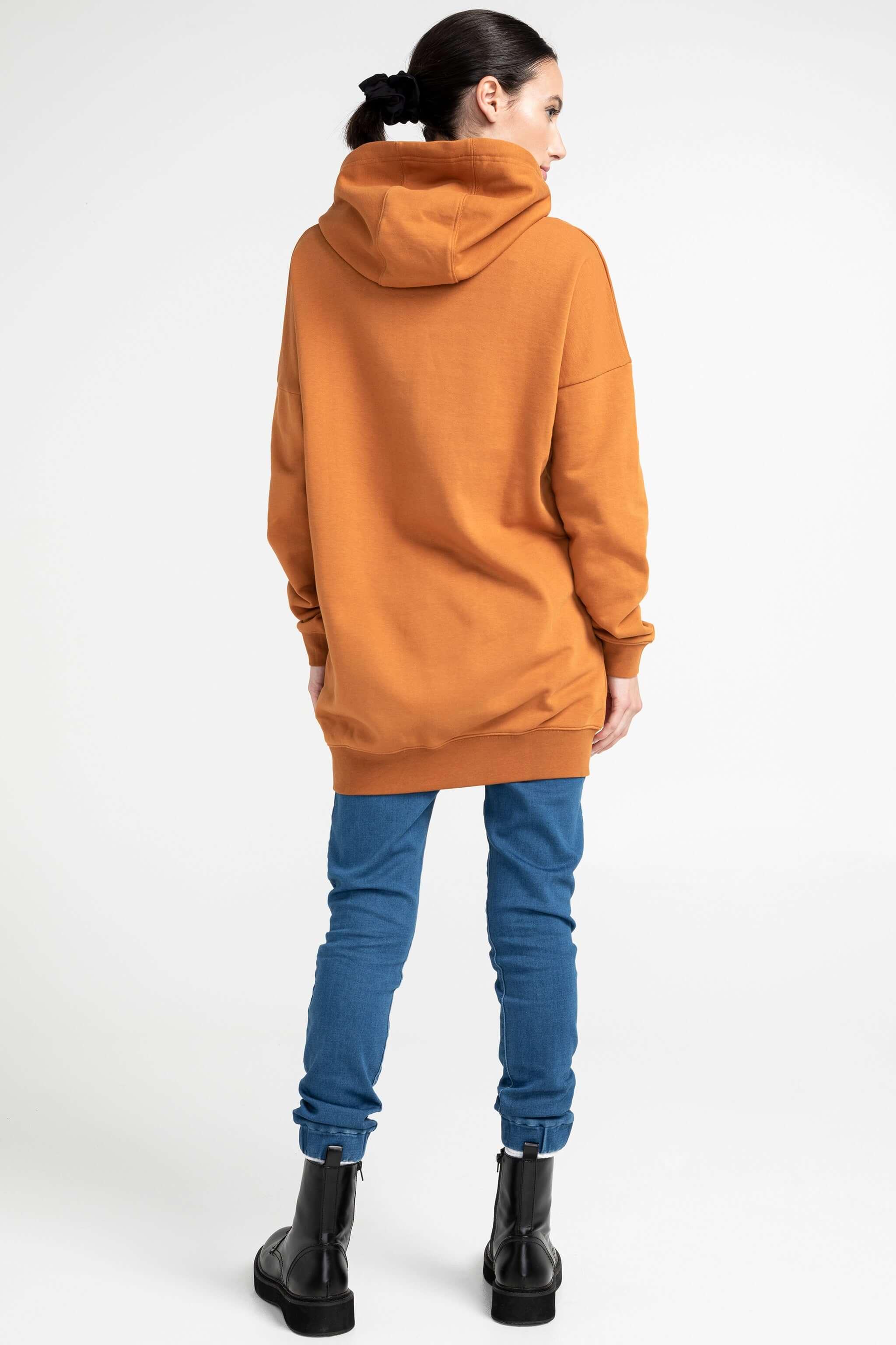 Hoodie long col croisé Original - Original Au Coton