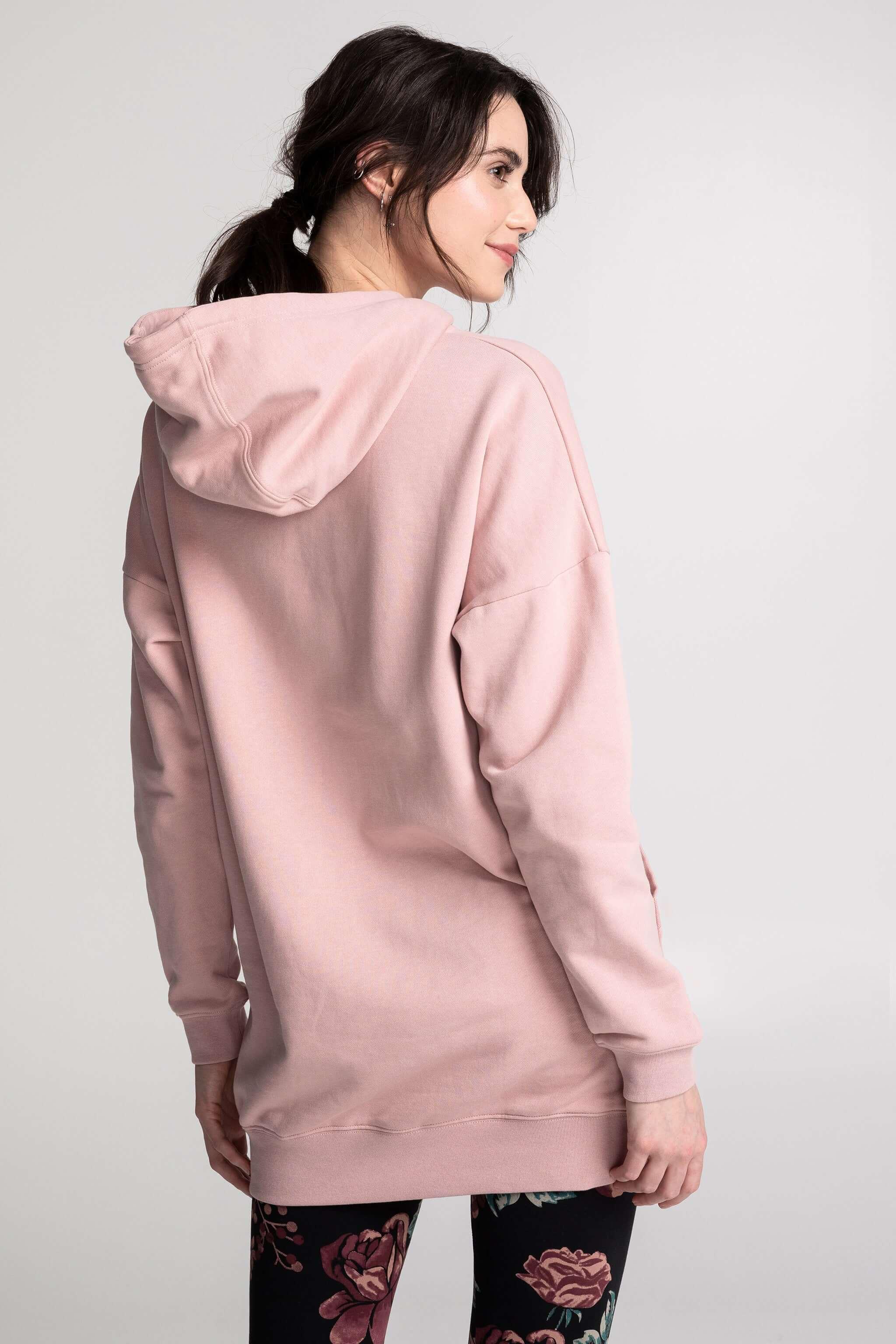 Hoodie long col croisé Original - Original Au Coton