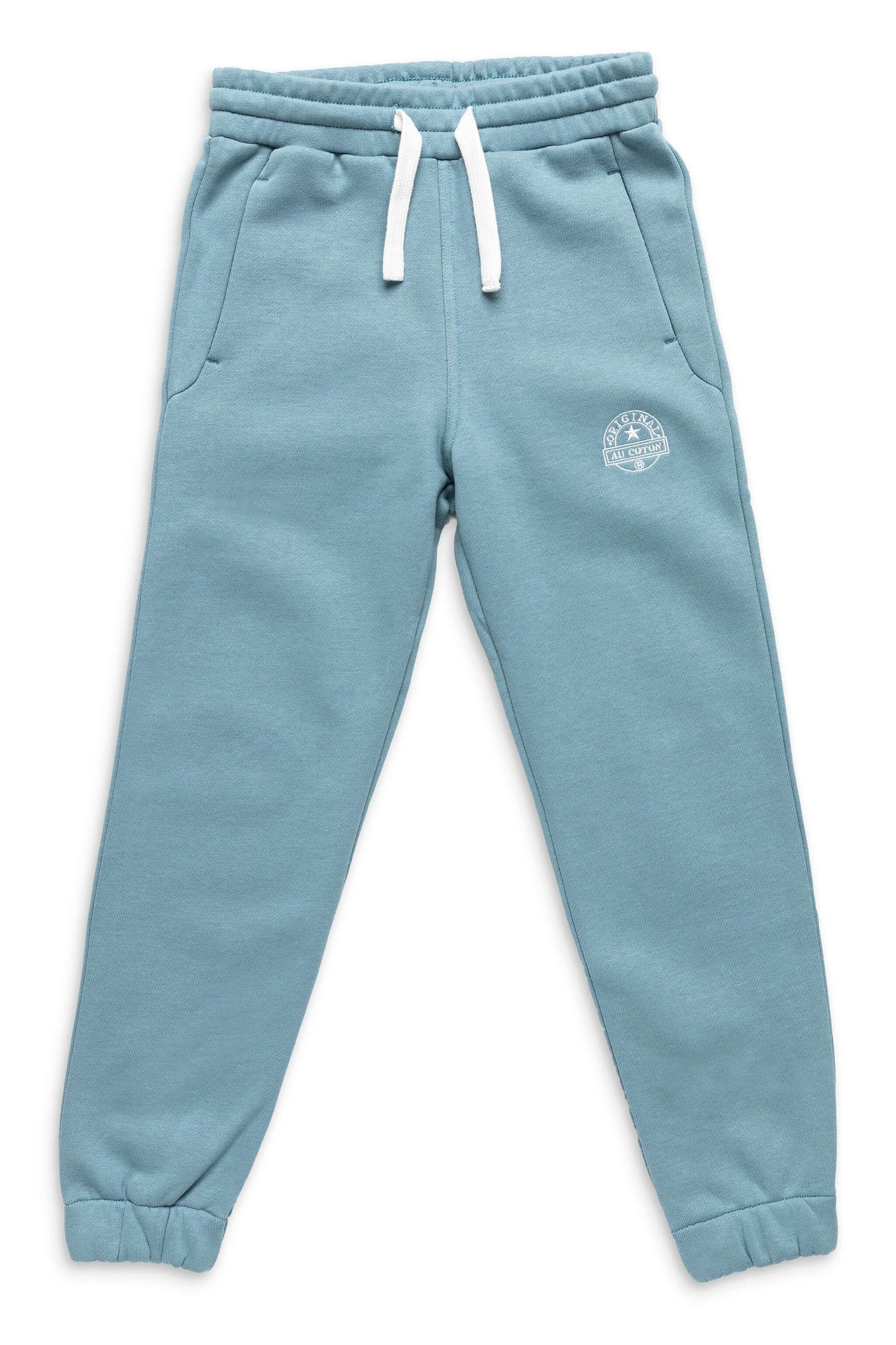 Pantalon unisexe en coton ouaté pour enfant - Original Au Coton