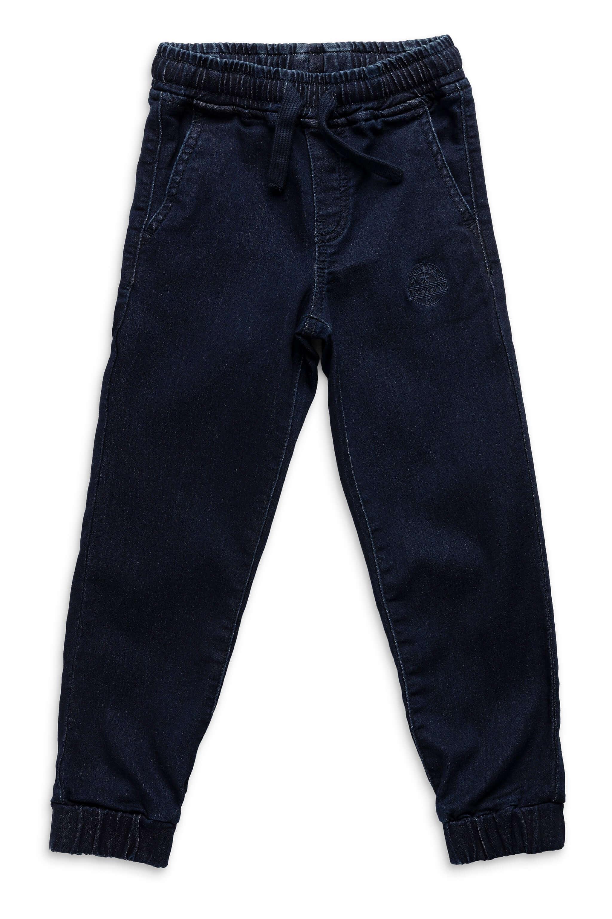 Jogger unisexe denim envers ratiné pour enfant - Original Au Coton