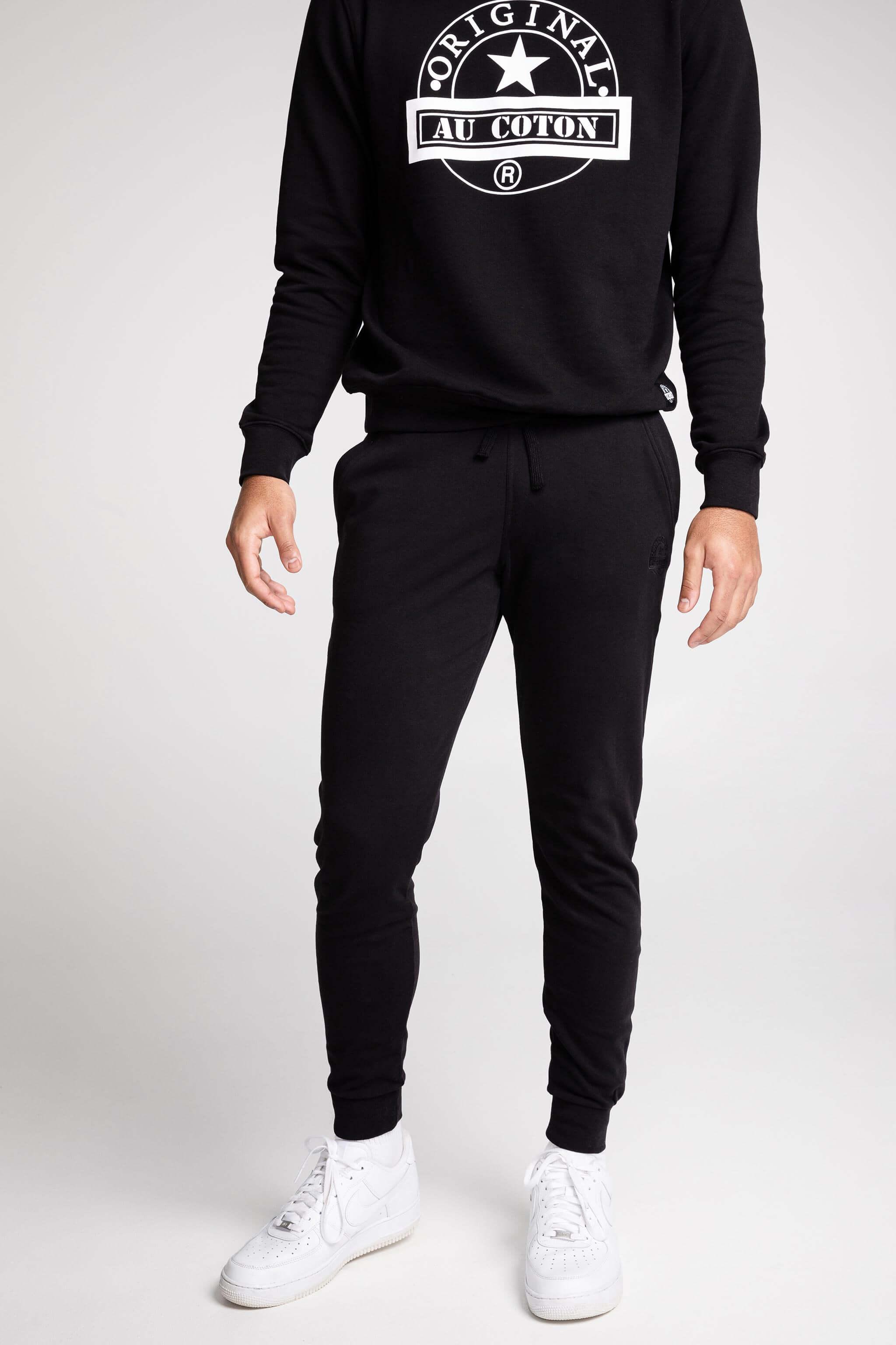 Nouveau! Jogger effilé unisexe broderie Original - Original Au Coton