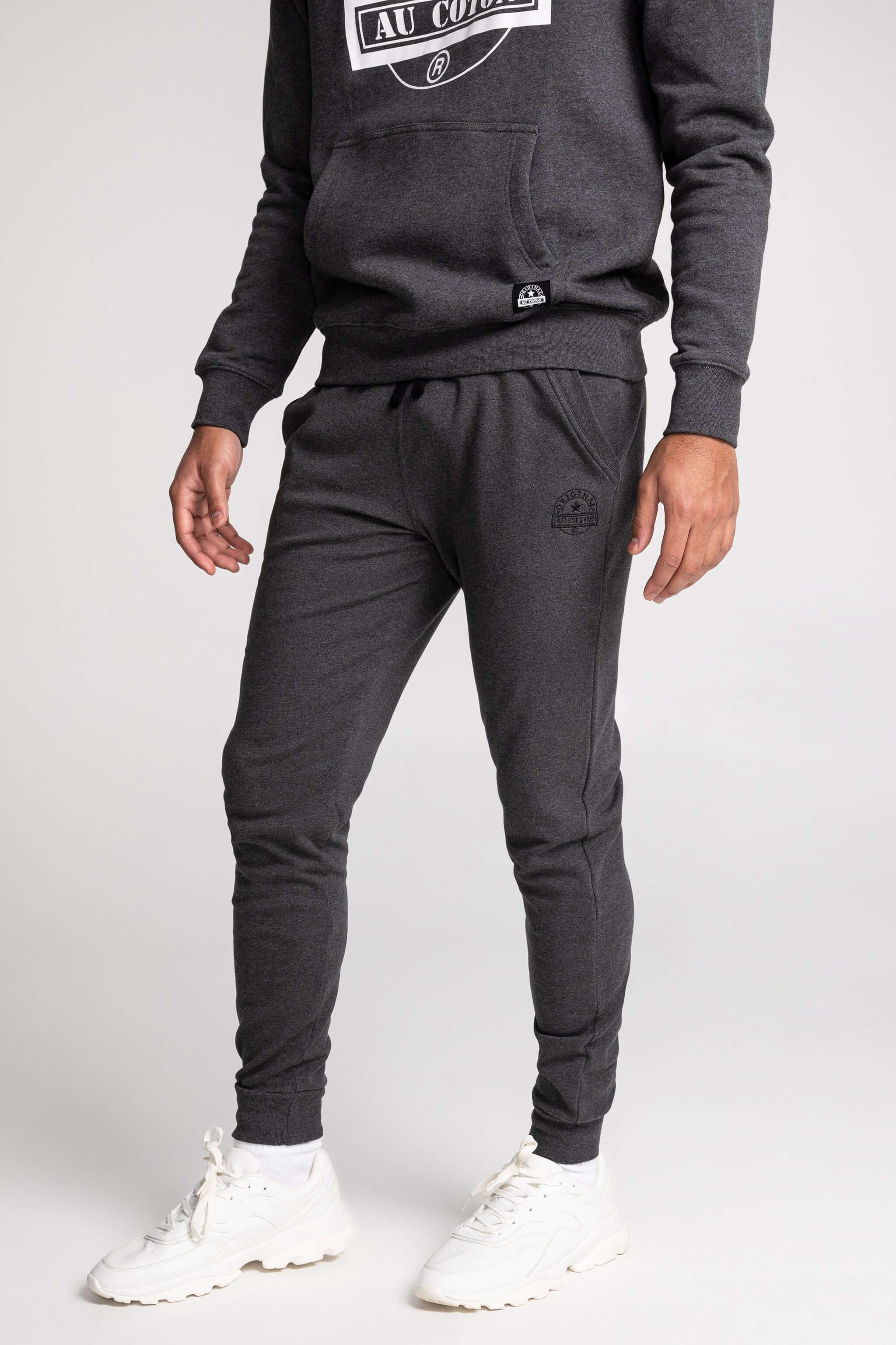 Nouveau! Jogger effilé unisexe broderie Original - Original Au Coton