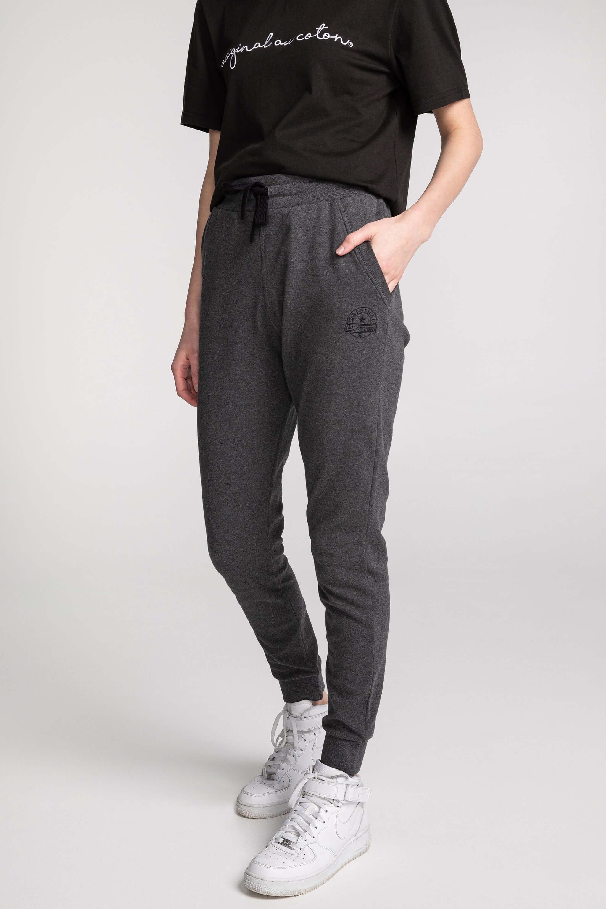 Nouveau! Jogger effilé unisexe broderie Original - Original Au Coton