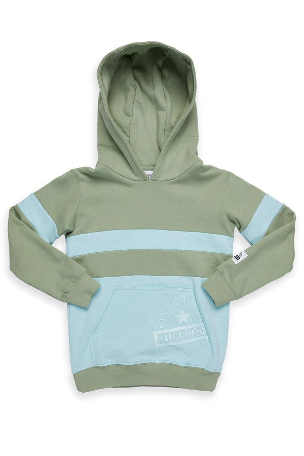 Hoodie unisexe contrasté pour enfant - Original Au Coton