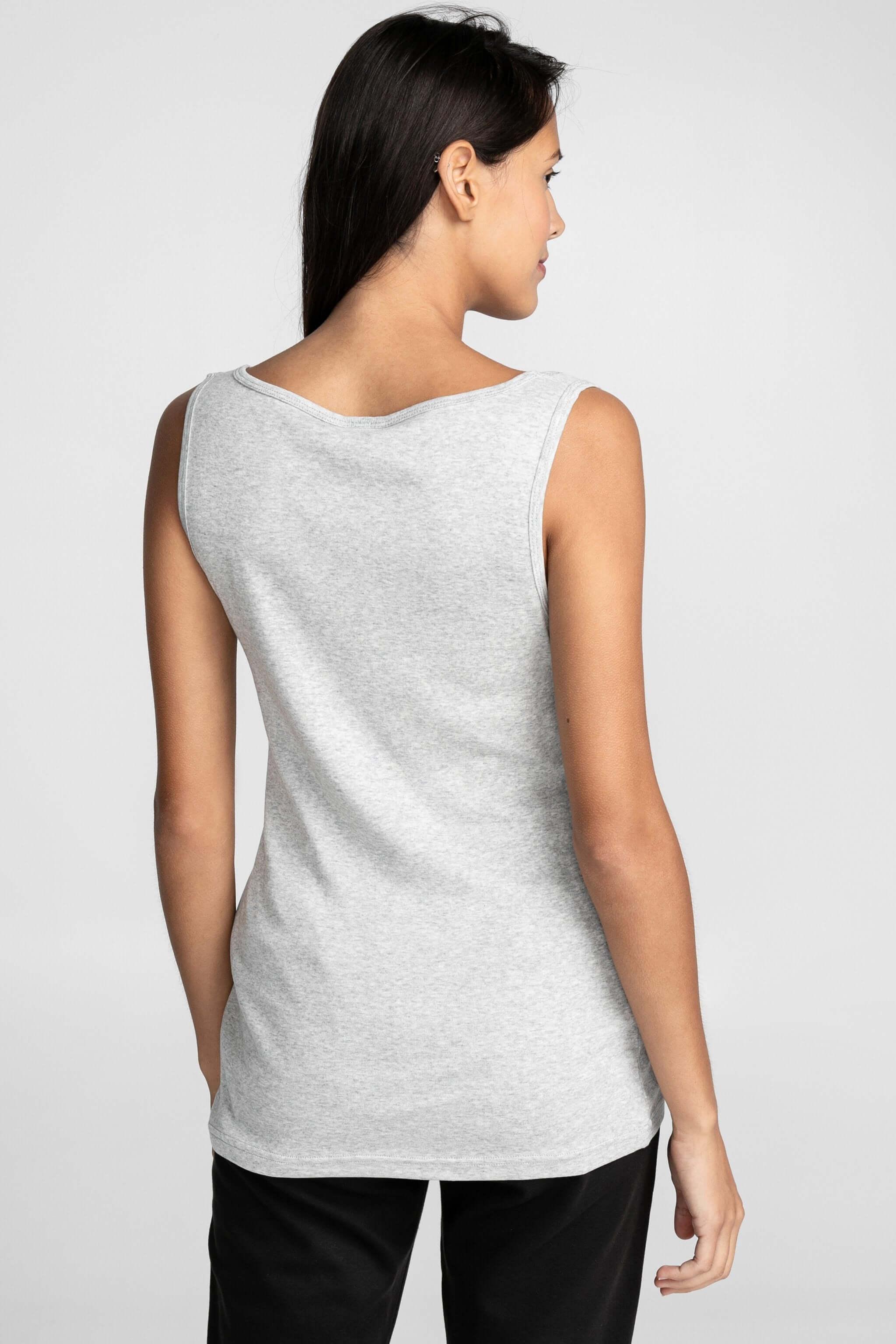 Camisole unie côtelée - Original Au Coton