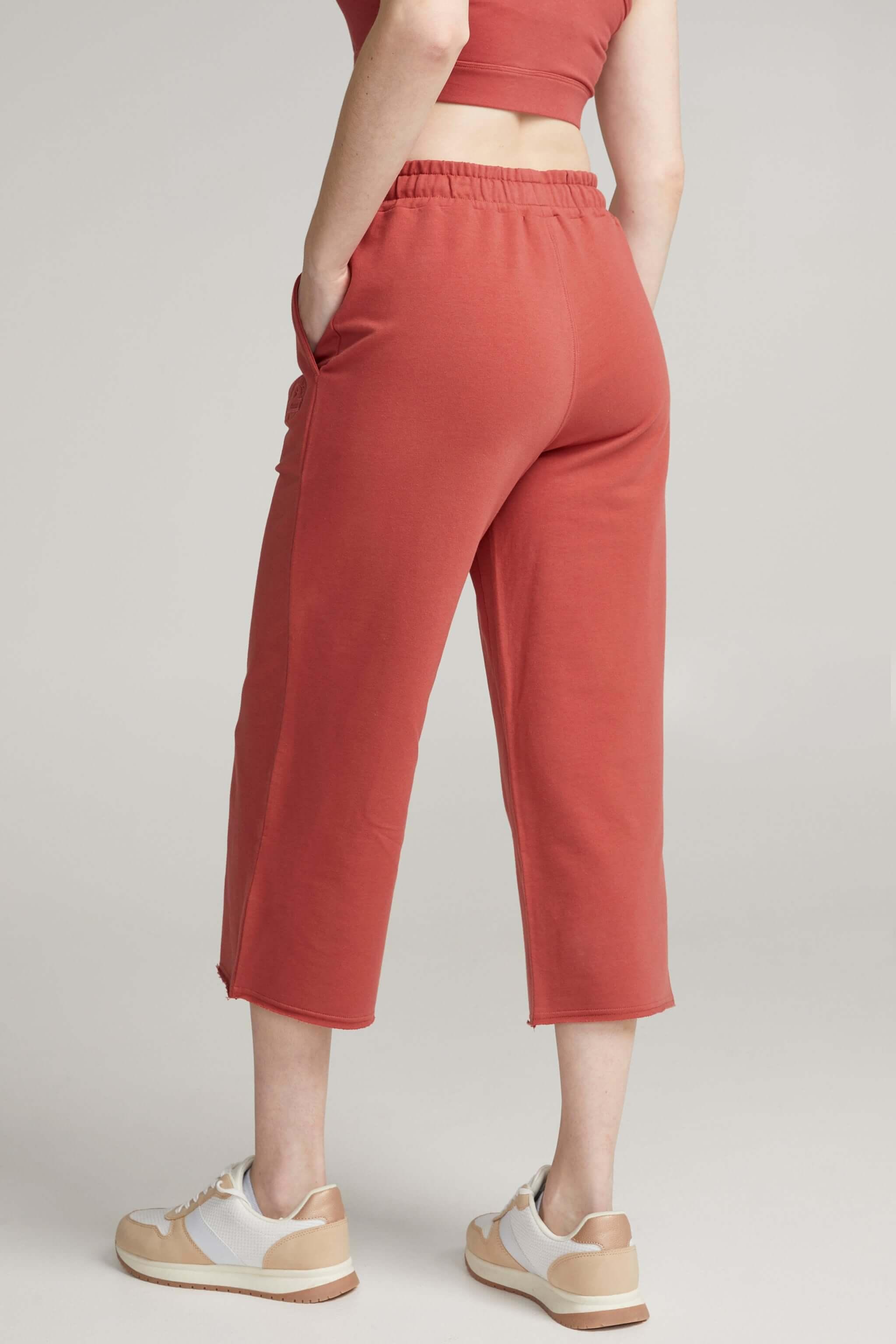 Pantalon ample 7/8 envers ratiné - Original Au Coton